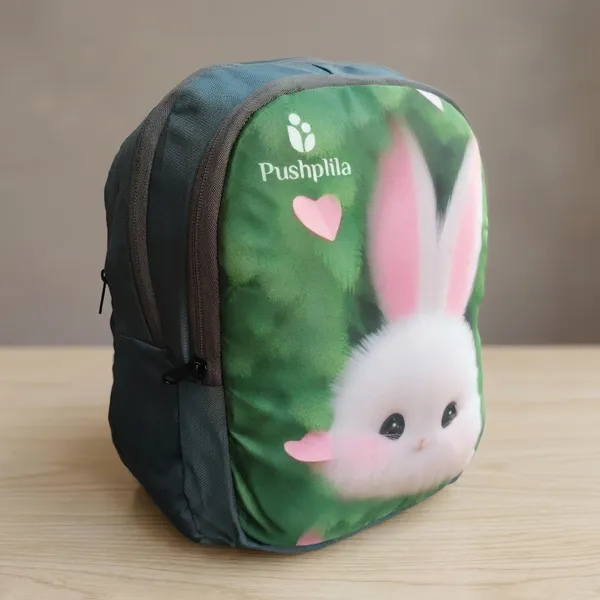 Forest_Green__Polyester_Kids_School_Backpack_For_Kids