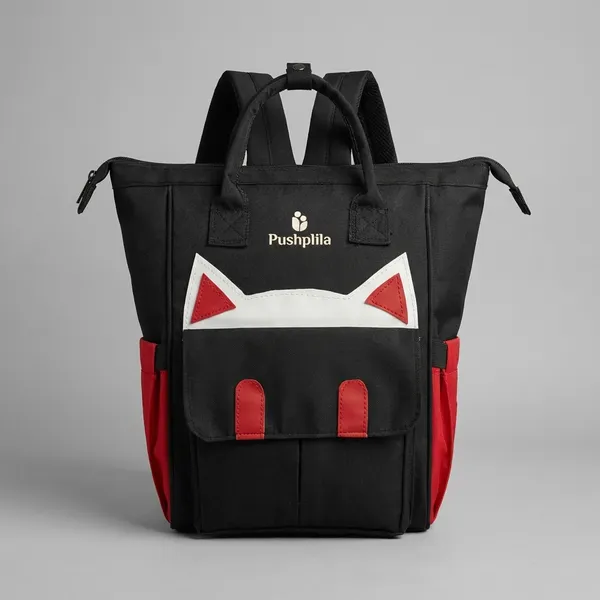 Black_&_Red__Baby_Bag_Polyester_Tote_Bag_For_Women