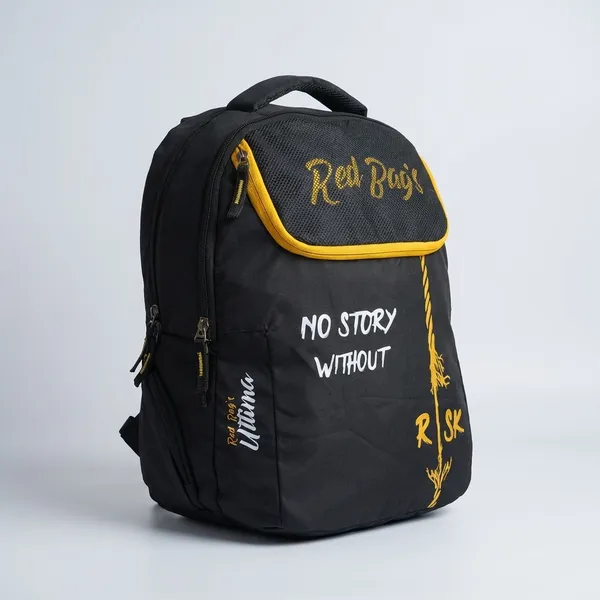 Black_and_Yellow_Polyester_Travel_Backpack_For_Unisex