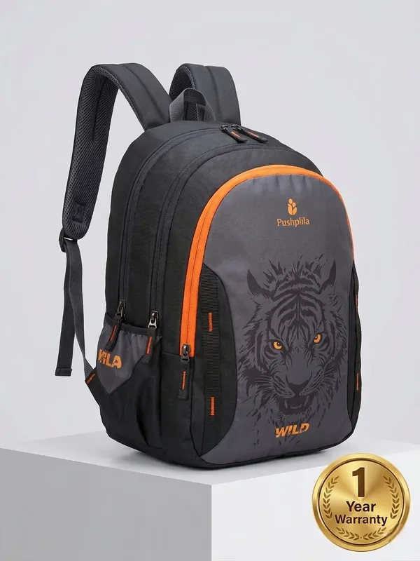 Orange_Wild_(Tiger)Backpack_For_Unisex_