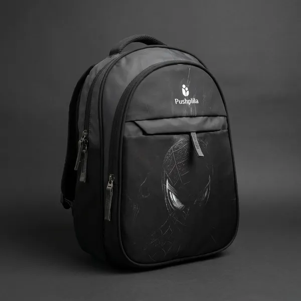 Black_Polyester_School_Backpack_For_Unisex_(Class_1_To_5_)