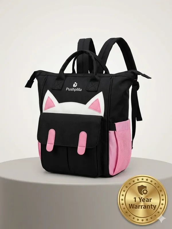 Pink__Baby_Bag_Polyester_Tote_Backpack_For_Women