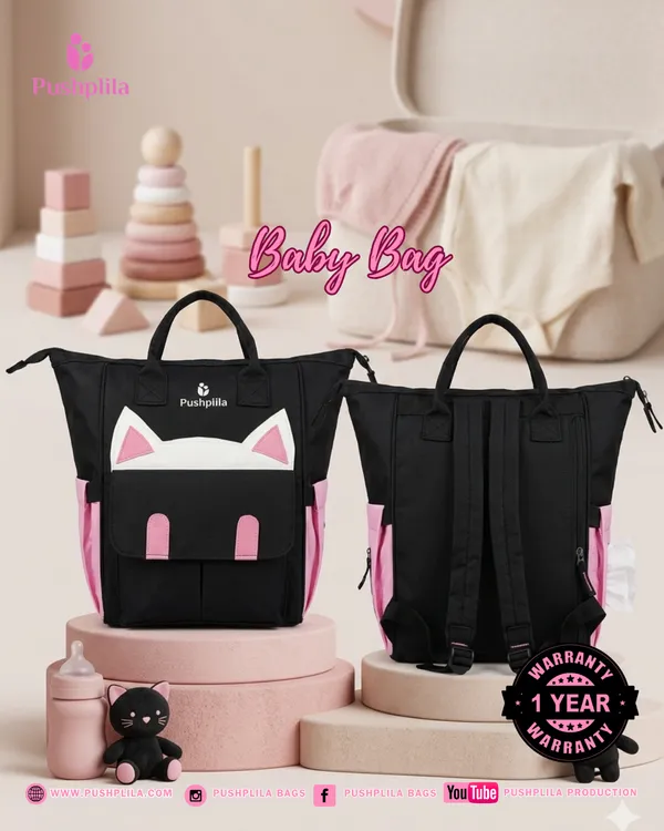 Pink__Baby_Bag_Polyester_Tote_Backpack_For_Women
