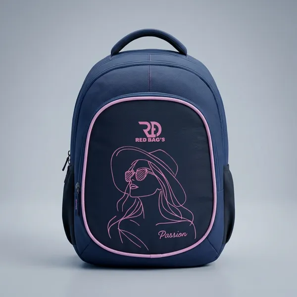 Black_and_Pink_Polyester_Kids_School_Backpack_For_Kids