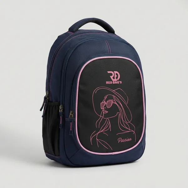 Black_and_Pink_Polyester_Kids_School_Backpack_For_Kids