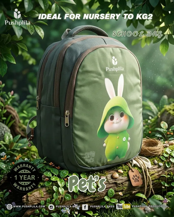 Forest_Green_Polyester_Kids_School_Backpack_For_Kids