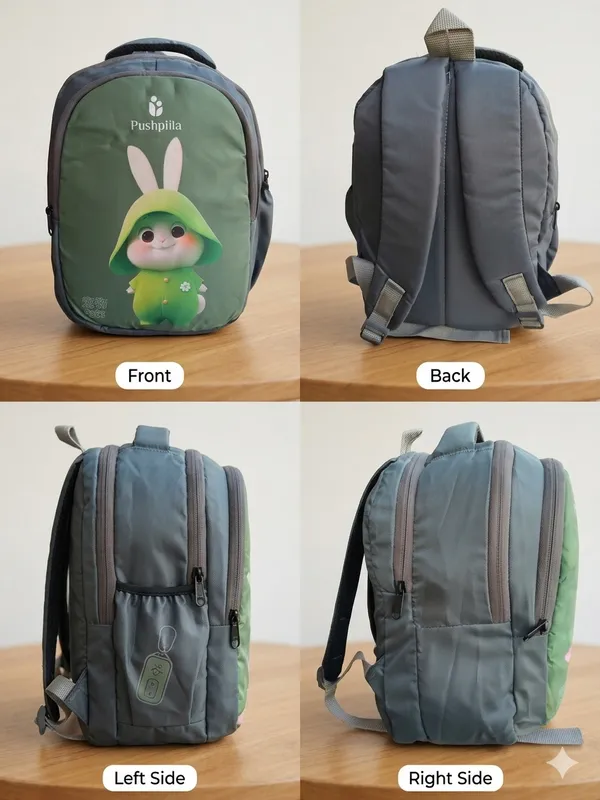 Forest_Green_Polyester_Kids_School_Backpack_For_Kids