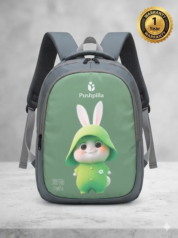 Forest_Green_Polyester_Kids_School_Backpack_For_Kids