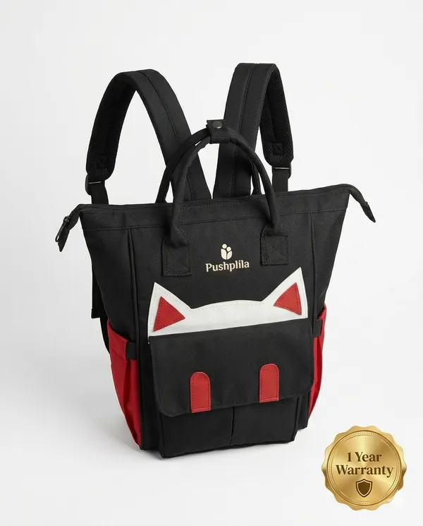 Black_&_Red__Baby_Bag_Polyester_Tote_Bag_For_Women