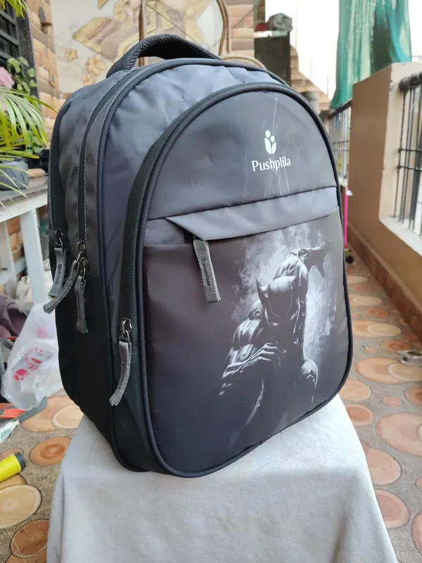 Black_and_Grey_Polyester_Backpack_For_Unisex