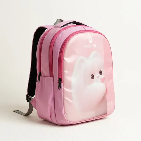 Pink__Kids_School_Backpack_(Nursery_To_Kg_2_)_Polyester