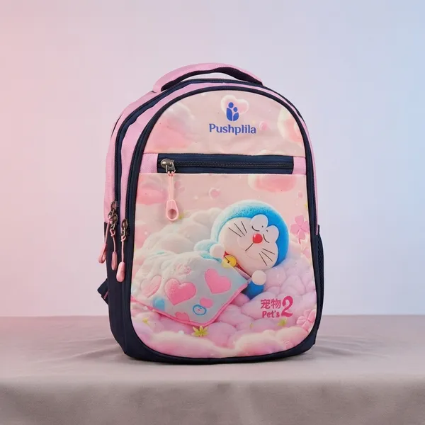 Pink__Kids_School_Backpack_For_Kids_(_Nursery_To_St_)_Polyester