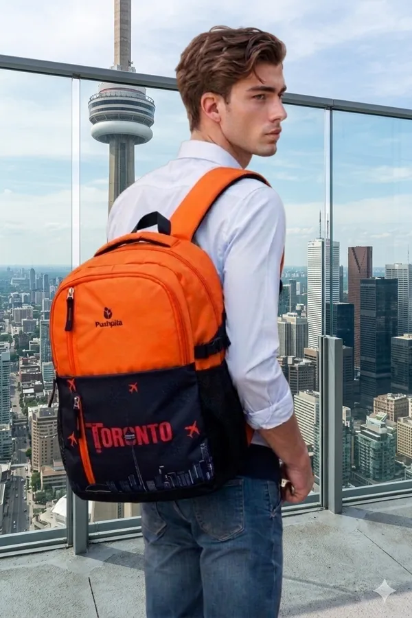 Orange_and_Black_Polyester_Travel_Backpack_For_Unisex