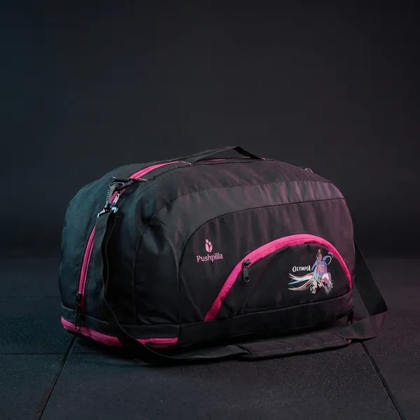 Pink_Fabric_Duffel_Sport_Bag_For_Unisex