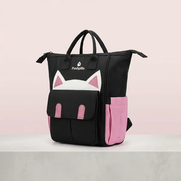 Pink__Baby_Bag_Polyester_Tote_Backpack_For_Women