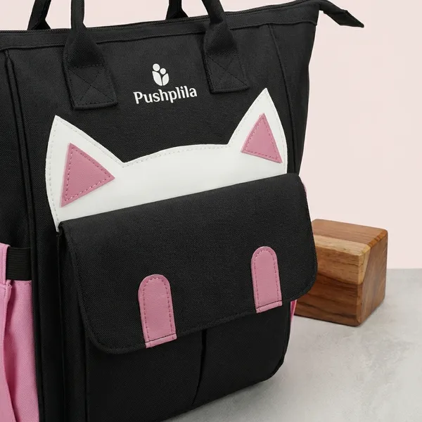Pink__Baby_Bag_Polyester_Tote_Backpack_For_Women