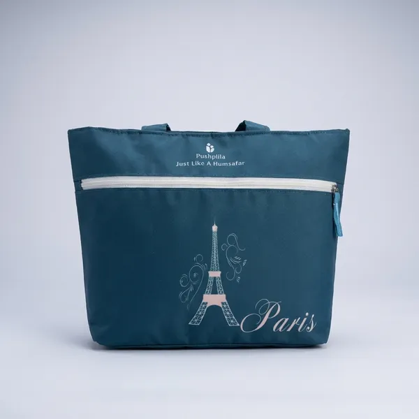 Teal_Blue_Polyester_Tote_Bag_For_Women