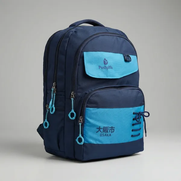 Blue_and_Blue_Polyester_Backpack_For_Students,_Professionals,_Travelers