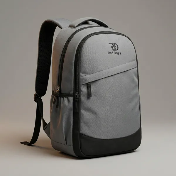Classic_grey_Polyester_Backpack_For_Unisex