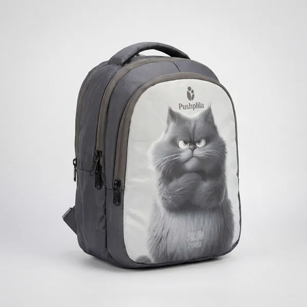 Grey_Polyester_Kids_School_Backpack_(Nursery_To_KG2_)