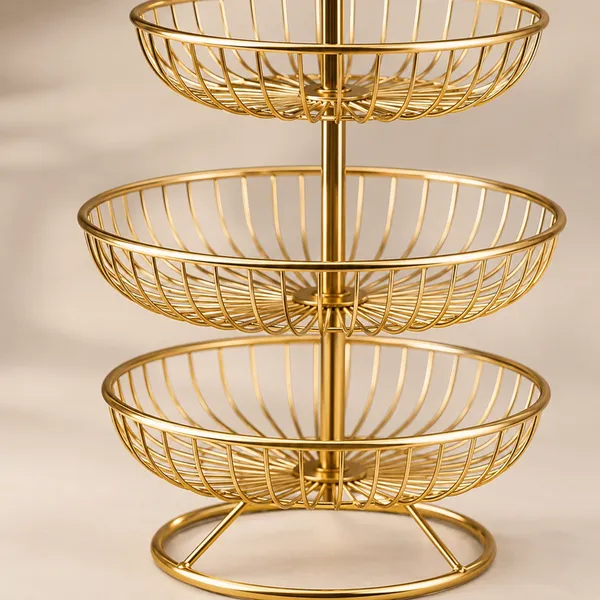3_Tier_Metal_Fruit_and_Vegetable_Basket_for_Kitchen,_Gold_Round_Storage_Basket_Stand_for_Fruits,_Vegetables,_Snacks,_Countertop_Organizer_for_Dining_Table_&_Home_Décor