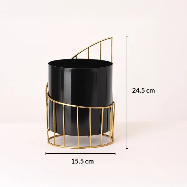 Gold_Modernmetal_Plant_Stand_Withplanter_Pot_Decorative_Indoor_Tabletop_Holder
