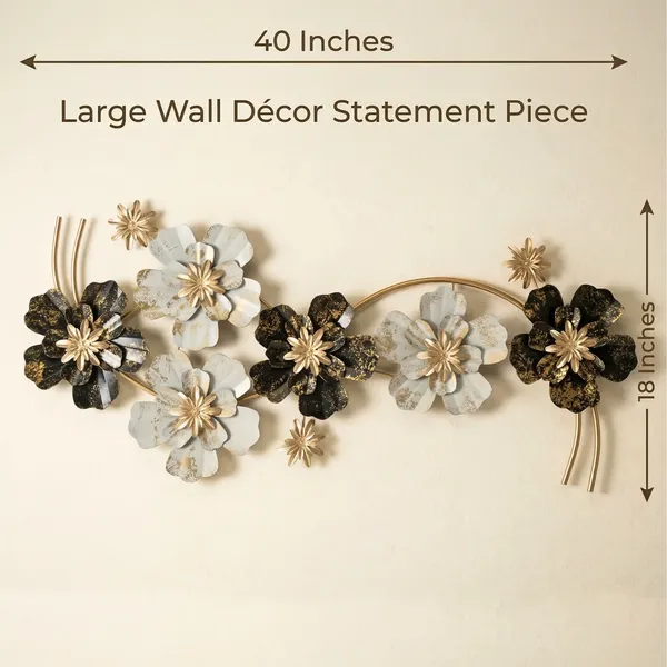 Silver_And_Gold_Silver_Andfloral_Metal_Wall_Art_Decoration