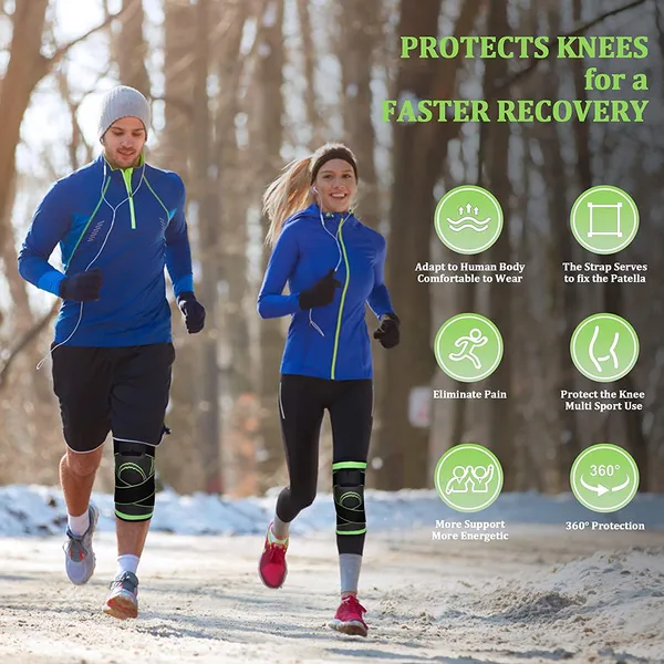 Leosportz_Pack_Of_1_Knee_Sleeve_Compression_Fit_Support_For_Joint_Pain_And_Arthritis_Relief_Improved_Circulation_Compression_Wear_Anywhere_Single_Green