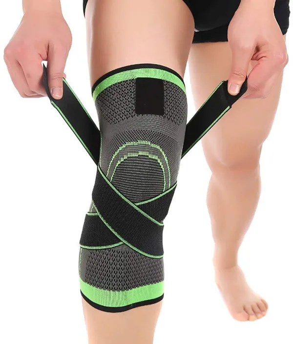 Leosportz_Pack_Of_1_Knee_Sleeve_Compression_Fit_Support_For_Joint_Pain_And_Arthritis_Relief_Improved_Circulation_Compression_Wear_Anywhere_Single_Green