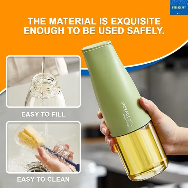 Freshdcart_Fdca245_500_Ml_Glass_Gravity_Shutter_On_Off_Oil_Diffuser_Automatic_Glass_Oil_Bottle_Dispenser_With_Auto_Shutter_Leakproof_Bottle_For_Kitchen_Cooking_Multicolor_Pack_Of_1