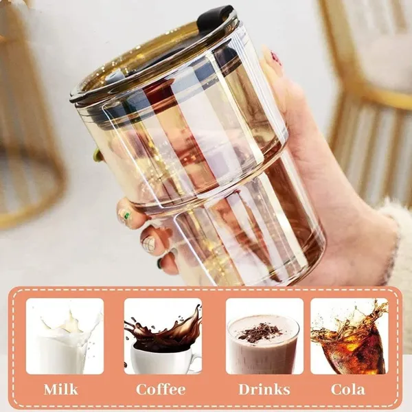 Karomouj_Kma384_Trendy_Leather_Sleeve_Glass_Cup_With_2_In_1_Lid_And_Straw_Best_For_Hot_Cold_Beverages_Tea_Coffee_Fruits_Juice_Ideal_Travel_Mug_Pack_Of_1_Multicolor