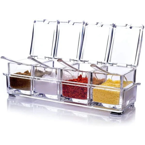 Karomouj_Kma388_Masala_Container_4_Grid_Transparent_Masala_Dabba_Acrylic_Spice_Box_With_Serving_Spoons_For_Masala_Salt_Pepper_Storage_1_Pc_Transperant_White