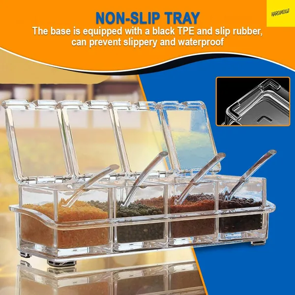 Karomouj_Kma388_Masala_Container_4_Grid_Transparent_Masala_Dabba_Acrylic_Spice_Box_With_Serving_Spoons_For_Masala_Salt_Pepper_Storage_1_Pc_Transperant_White