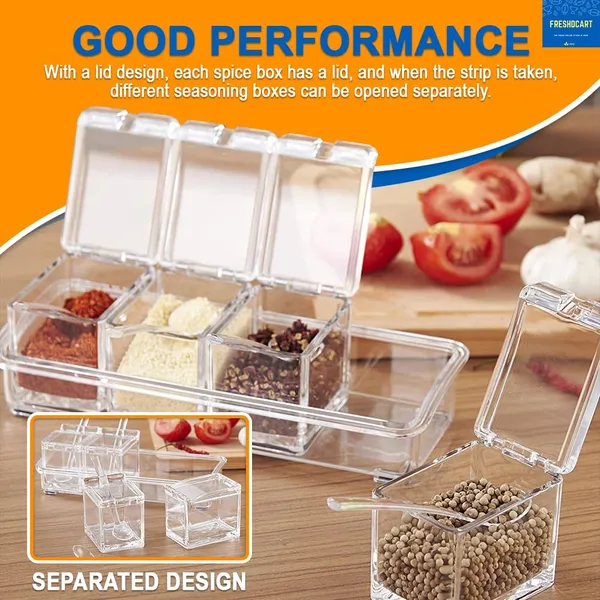 Freshdcart_Fdca389_Masala_Container_Acrylic_4_Grid_Transparent_Masala_Dabba_Spice_Box_With_Serving_Spoons_For_Masala_Salt_Pepper_Storage_1_Pc_Beige