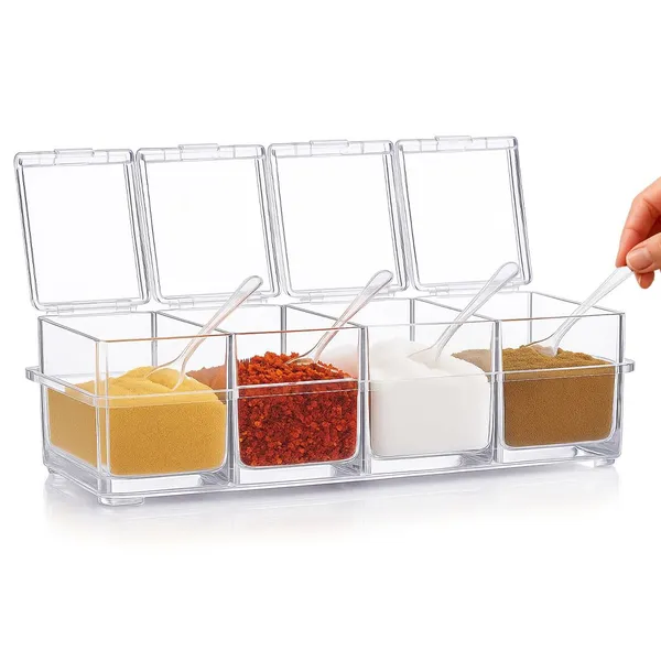 Freshdcart_Fdca389_Masala_Container_Acrylic_4_Grid_Transparent_Masala_Dabba_Spice_Box_With_Serving_Spoons_For_Masala_Salt_Pepper_Storage_1_Pc_Beige