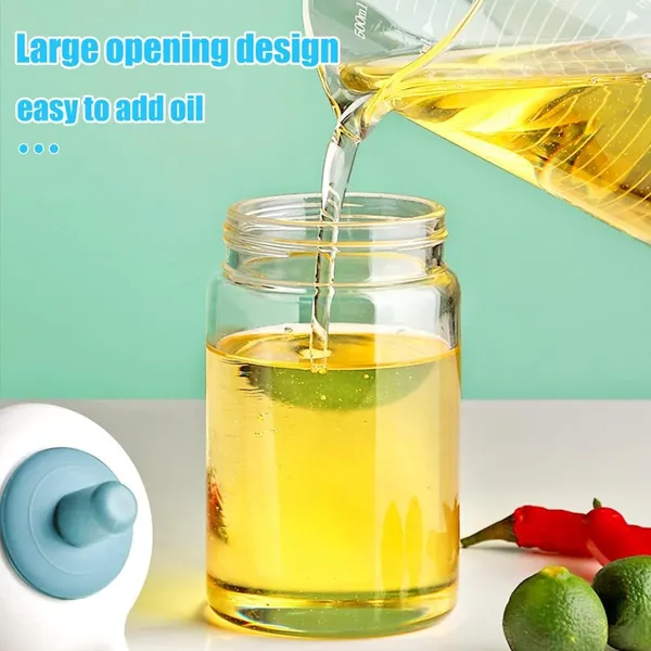 230_Ml_Oil_Dispenser_With_Brush_Multi_Use_For_Cooking_Baking_Bbq_Marinating_Pack_Of_1_Multicolour_Glass