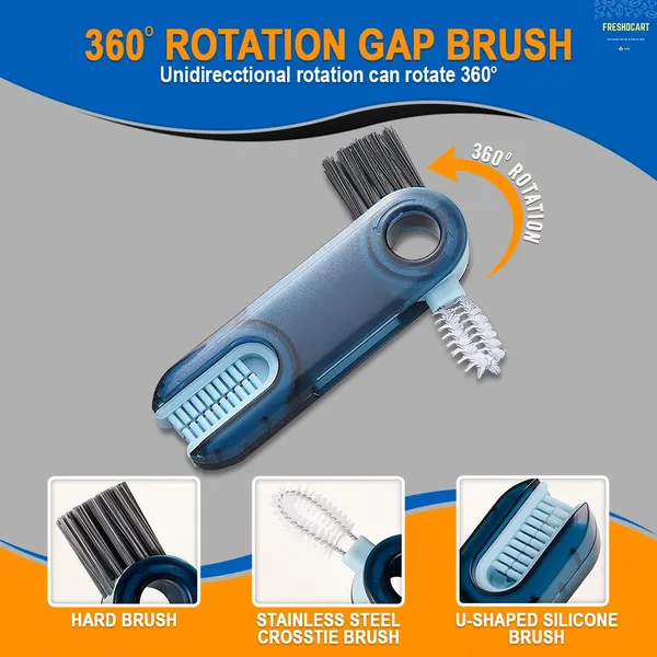Freshdcart_Fdca551_3_In_1_Cleaning_Brush_Water_Bottle_Cleaning_Brush_Mini_U_Shaped_Silicone_Cup_Brush_Multi_Function_Cleaning_Brush_For_Milk_Water_Bottle_Multicolor_Pack_Of_2