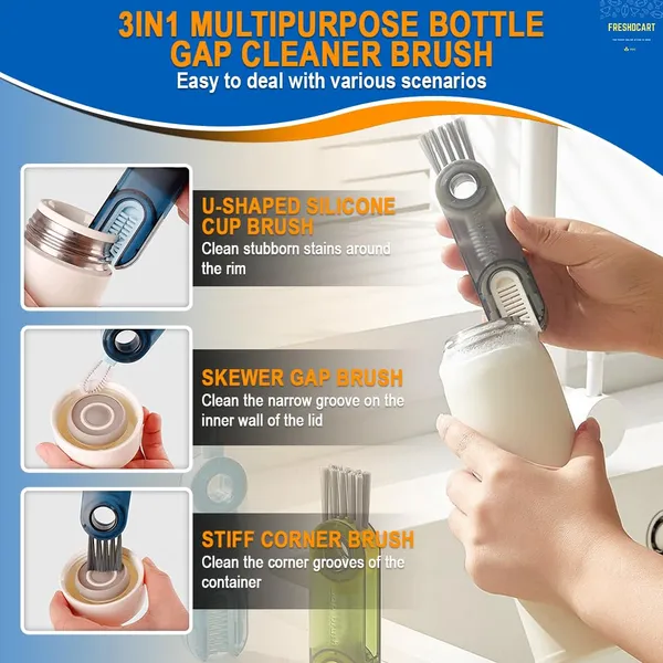 Freshdcart_Fdca551_3_In_1_Cleaning_Brush_Water_Bottle_Cleaning_Brush_Mini_U_Shaped_Silicone_Cup_Brush_Multi_Function_Cleaning_Brush_For_Milk_Water_Bottle_Multicolor_Pack_Of_2