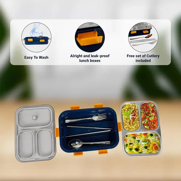 Brand_Conquer_Lunch_Box_Leak_Proof_Bpa_Free_Stainless_Steel_For_School_Lunch_Box_For_School_Office_With_A_Fork_A_Spoon_And_A_Pair_Of_Chopsticks_Blue_3_Compartment