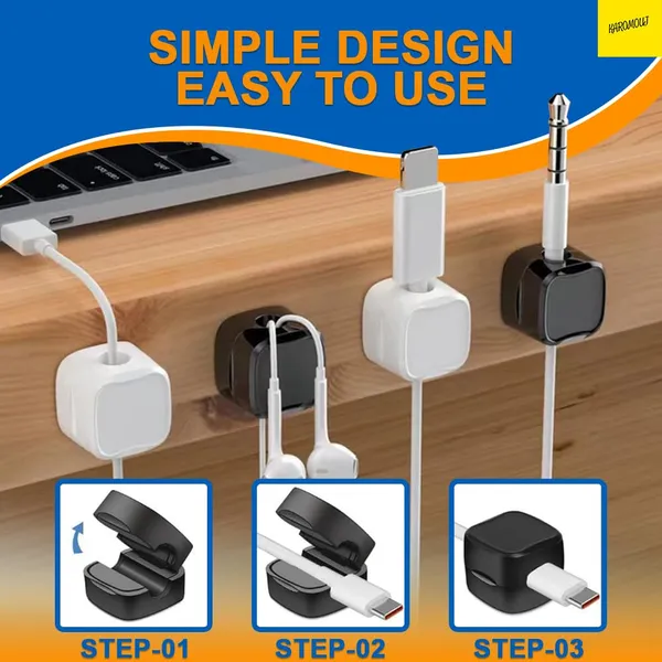 Pack_of_6_-_Karomouj_Magnetic_Cable_Organizer_With_Strong_Magnet_Wire_Holder_Cord_Organizer_For_Charging_Cables_Usb_Cords_And_Tidy_Cord_Management_Solution_Multicolor