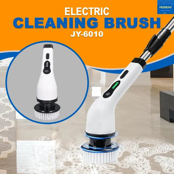Freshdcart_25_W_High_Speed_Electric_Cleaning_Brush_With_Cleaning_Rechargeable_Spin_Power_Scrubber_For_Bathroom_Kitchen_Glass_Tiles_Home_White