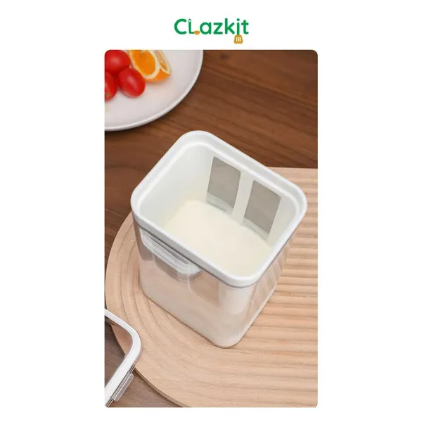 Clazkit_Hung_Curd_Maker_Greek_Yogurt_Strainer_1100_Ml_Stainless_Steel_Fine_Mesh_Filter_With_Bpa_Free_Container_Lid_Curd_Strainer_For_Greek_Yogurt_Paneer_Labneh_Cheese_Refrigerator_Safe