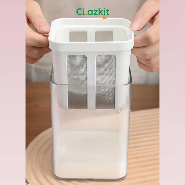 Clazkit_Hung_Curd_Maker_Greek_Yogurt_Strainer_1100_Ml_Stainless_Steel_Fine_Mesh_Filter_With_Bpa_Free_Container_Lid_Curd_Strainer_For_Greek_Yogurt_Paneer_Labneh_Cheese_Refrigerator_Safe