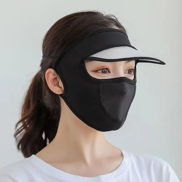 Pack_Of_2_-_Summer_Protection_Women_S_Cap_Mask_Uv_Sun_Protection_Foldable_Scarf_Face_Cover_With_Ice_Silk_Material_Breathable_Sunscreen_Shield_For_Outdoor_Cycling_Activities