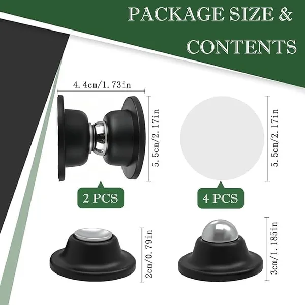 Yepzy_Heavy_Duty_Magnetic_Door_Stopper_Kit_No_Drill_Wall_Floor_Mount_Adjustable_Silicone_Door_Stopper_Set_Windproof_Anti_Collision_Wall_Protector_For_Home_Office_Black_Pack_Of_1