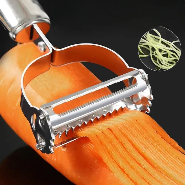 2_In_1_Vegetable_And_Fruit_Peeler_Vegetable_And_Fruit_Peeler_Stainless_Steel_Serrated_Blades_Double_Edged_Swivel_Design_For_Bidirectional_Peeling_Pack_Of_2