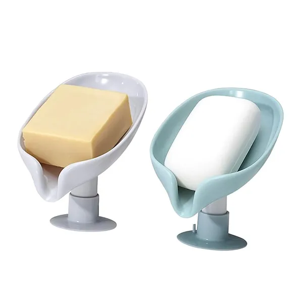 Leaf_Shape_Soap_Dish_Holder_With_Suction_Cup_Easy_Clean_Bar_Soap_Holder_For_Shower_Bathroom_And_Kitchen_Sink_Soap_Dish_Holder_With_Suction_Cup_Multicolor_3_X_Pack_Of_2