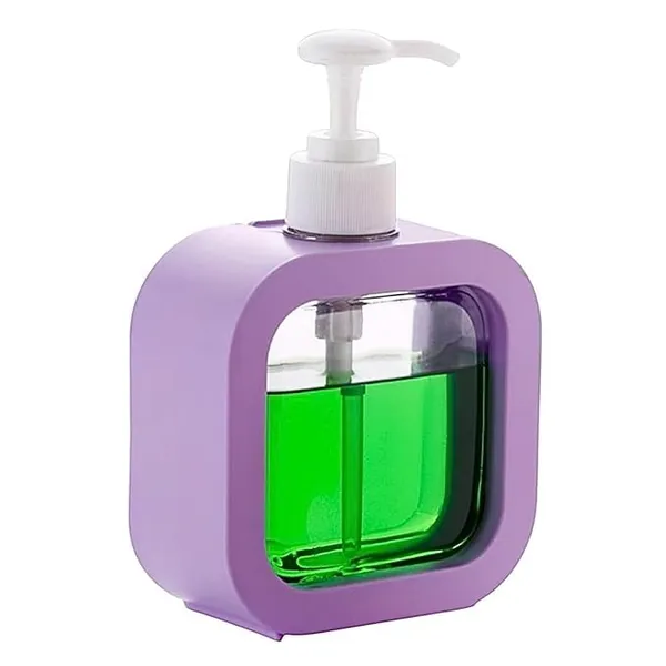Square_Liquid_Dispenser_Clear_Plastic_Soap_Dispenser_Pump_Refillable_Lotion_Bottles_Portable_Liquid_Container_For_Kitchen_And_Bathroom_Multicolor_Pack_Of_1