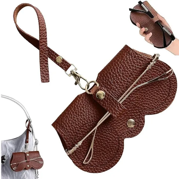 Leather_Sunglasses_Case_Cover_With_Button_Clip_Eyeglasses_Holder_Bag_Portable_Glasses_Case_With_Wrist_Strap_Protective_Storage_For_Spectacles_Goggles_Multicolor_Pack_Of_1