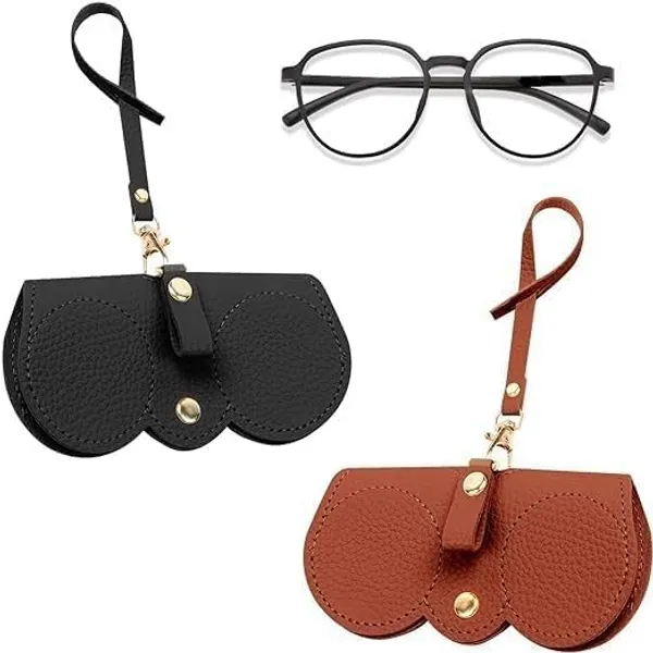 Leather_Sunglasses_Case_Cover_With_Button_Clip_Eyeglasses_Holder_Bag_Portable_Glasses_Case_With_Wrist_Strap_Protective_Storage_For_Spectacles_Goggles_Multicolor_Pack_Of_1